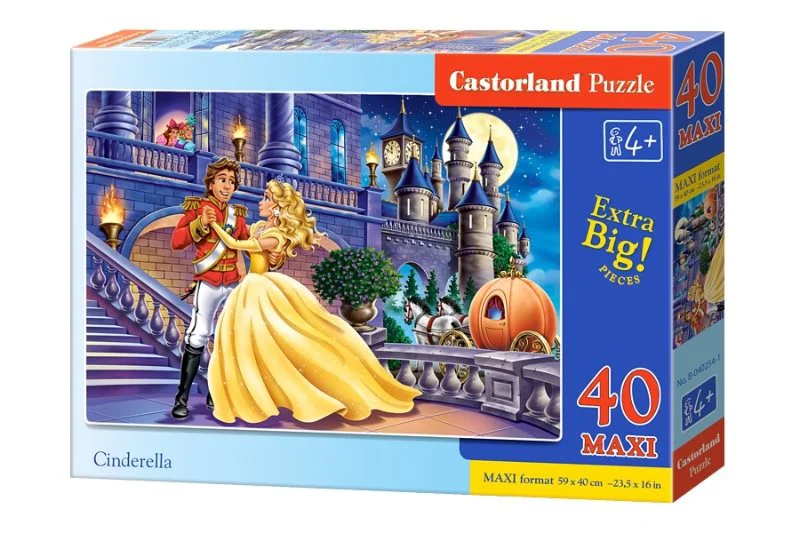 Puzzle Castorland Cinderella, 40 MAXI piese