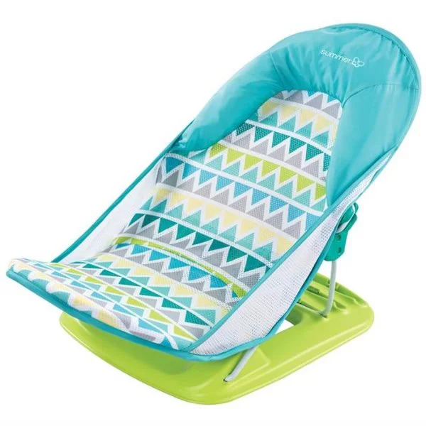 Шезлонг для купания Summer Infant Deluxe Triangle Stripes foto