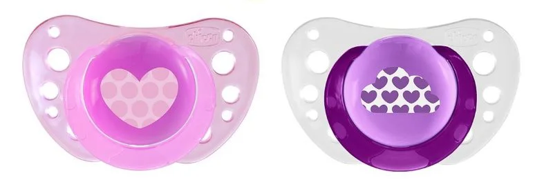 image for Пустышка Chicco Physio Air Pink силиконовая (6-16 мес.), 2 шт. foto