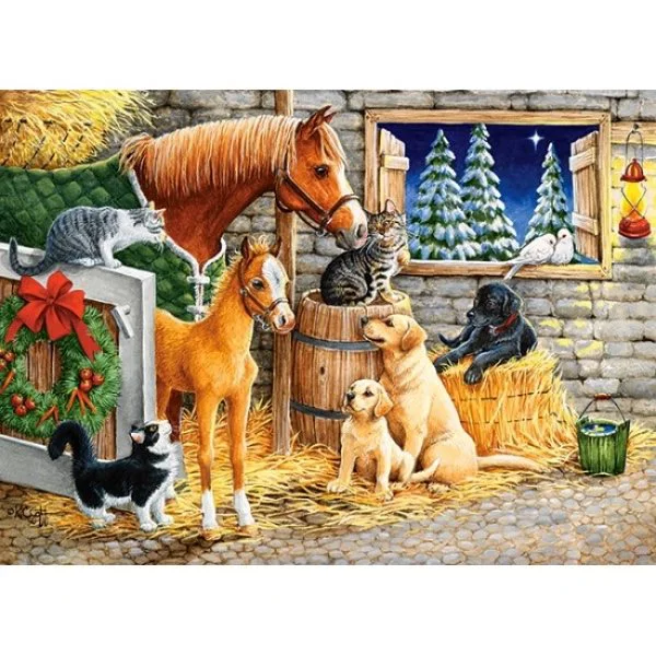 Puzzle Castorland Gathering Friends, 300 piese foto