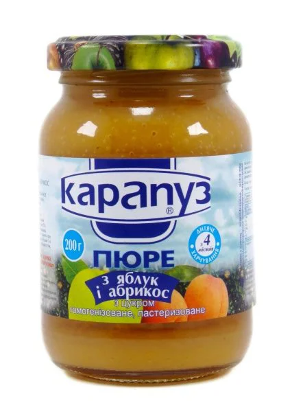 Piure Karapuz de mere si caise (4+ luni), 200 g foto