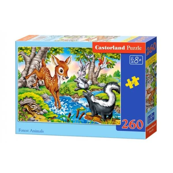 Puzzle Castorland Forest Animals, 260 piese foto