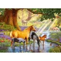 Puzzle Castorland Horses by the Stream, 300 piese foto