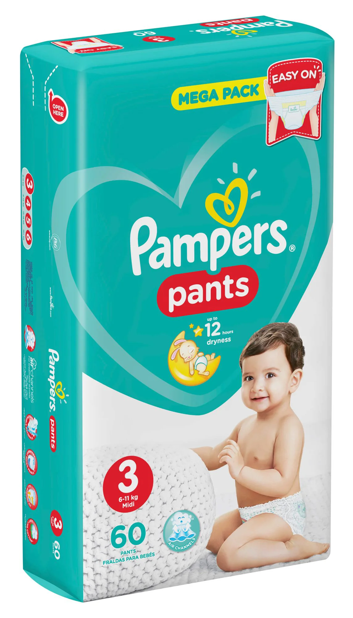 image for Трусики Pampers Pants Unisex 3 (6-11 кг), 60 шт. foto