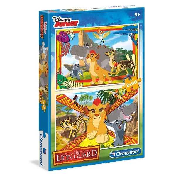 image for Puzzle Clementoni Disney Lion Guard, 2 in 1 (60+60 piese) foto