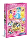 Puzzle Clementoni Disney Princesses, 2 in 1 (60+60 piese) foto