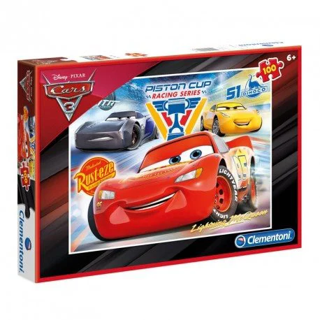 image for Puzzle Clementoni Disney Cars 3, 100 piese foto