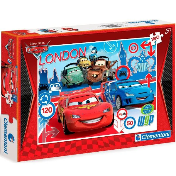 image for Puzzle Clementoni Disney Cars 2 London, 180 piese foto