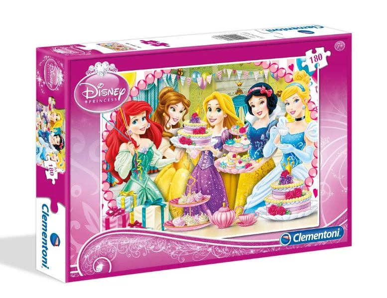 image for Puzzle Clementoni Disney Princesses, 180 piese foto