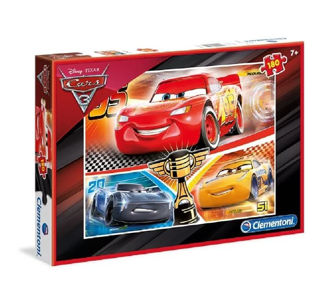 image for Puzzle Clementoni Disney Cars 3, 180 piese foto