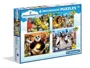 Пазл Clementoni Мультфильмы DreamWorks, 4 в 1 (20+60+100+180 эл.) foto