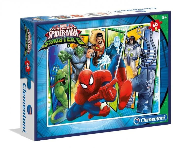 image for Puzzle Clementoni Marvel Spiderman vs. Sinister, 60 piese foto