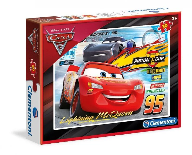 Puzzle Clementoni Disney Cars 3, 30 piese foto