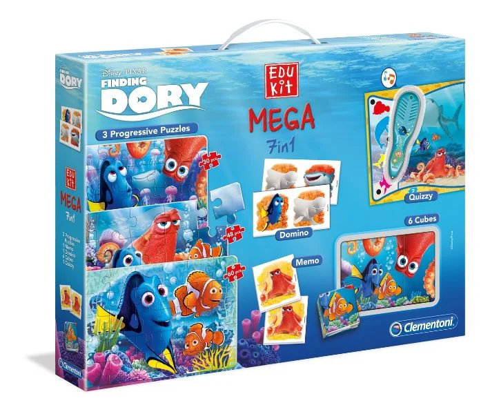 Mega set Clementoni Disney Finding Dory 7 in 1 + pix interactiv