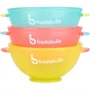 Set 3 boluri colorate pentru mancare Badabulle, 3 buc. foto