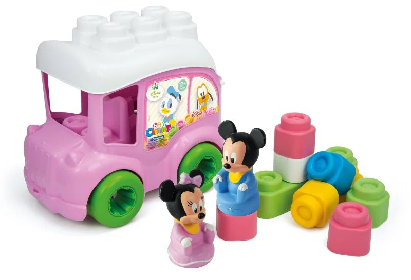 Constructor moale Clementoni Clemmy Baby Autobuz Minnie Mouse