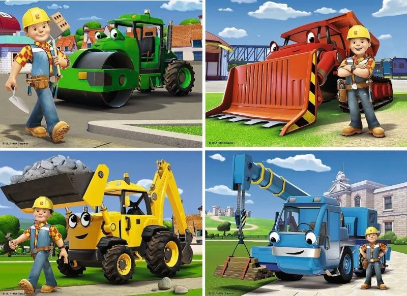 Puzzle miniMaxi Trefl Bob and the Machines, 20 piese foto