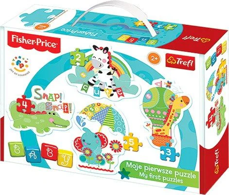 Puzzle Trefl Baby Classic - Fisher Price Rainbow Forest, 4 in 1 (2+3+4+5 piese) foto