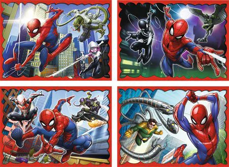 Puzzle Trefl Disney Marvel Spiderman, 4 in 1 (35+48+54+70 piese) foto