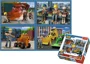 Пазл Trefl Bob the Builder Busy day, 4 в 1 (35+48+54+70 эл.) foto