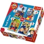 Puzzle Trefl Fireman Sam "Sam's Team", 4 in 1 (35+48+54+70 piese) foto