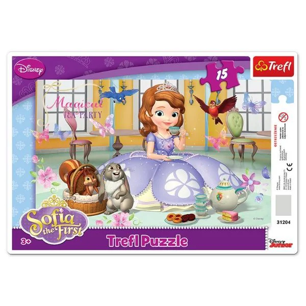 Puzzle Trefl Frame Disney Sofia the First, 15 piese foto