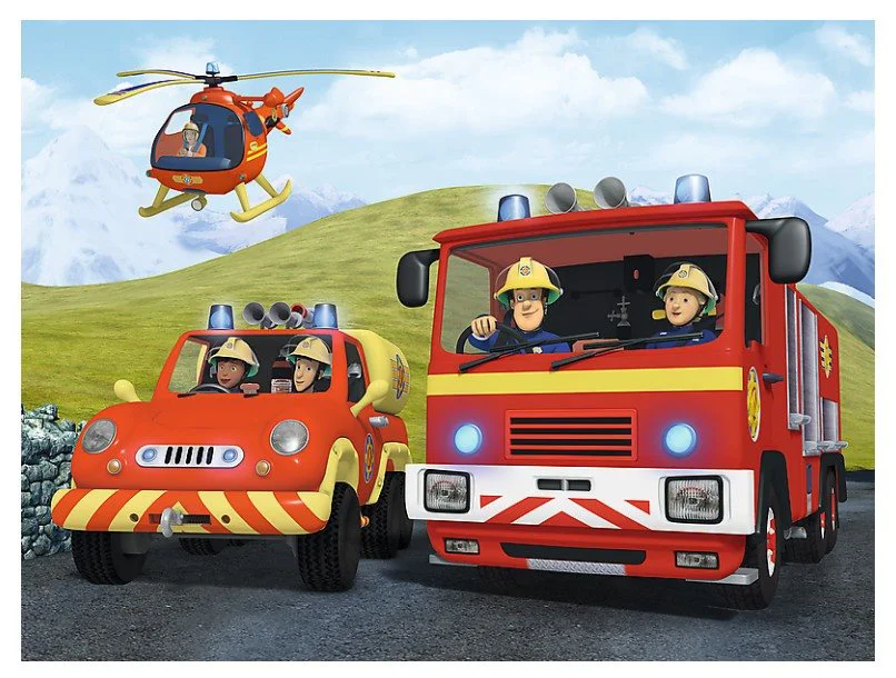 Puzzle Trefl Fireman Sam "To the rescue", 30 piese foto