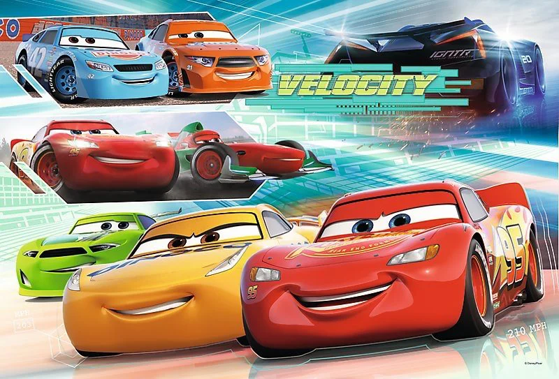 Puzzle Trefl Disney Cars 3 Race Heroes, 100 piese foto