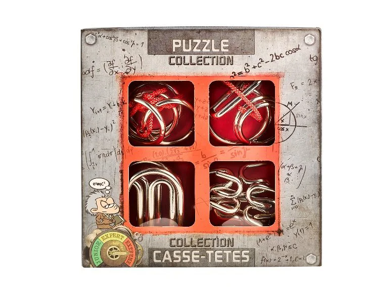 image for Set Puzzle IQ Eureka x4 Metal puzzles EXTREME foto