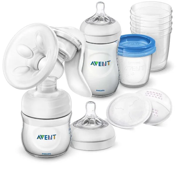 image for Комплект для грудного вскармливания Philips AVENT с ручным молокоотсосом foto