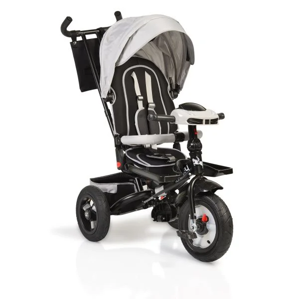 image for Tricicleta cu scaun rotativ Byox Jockey Grey foto