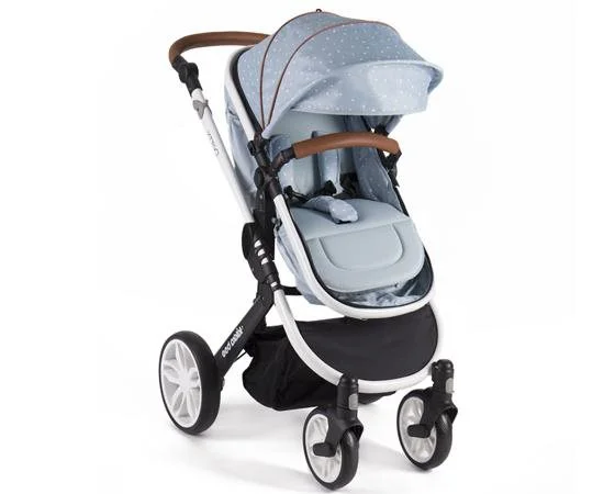 image for Carucior transformabil 2 in 1 Kikka Boo Dotty Light Blue foto