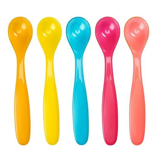 Set de 5 lingurite flexibile multicolore Badabulle