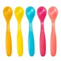Set de 5 lingurite flexibile multicolore Badabulle