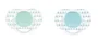 Suzete ortodontice reversibile Badabulle Azdec Boy (0-6 luni), 2 buc.