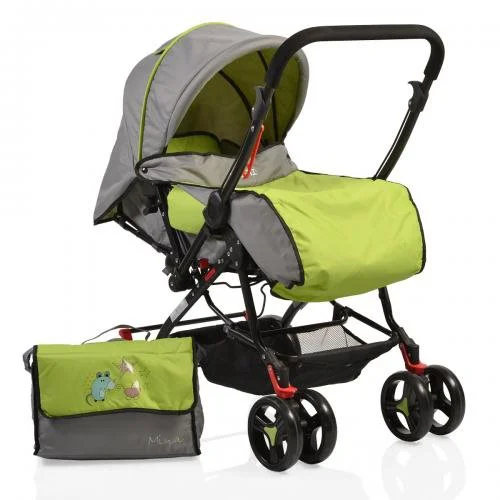 image for Carucior transformabil 2 in 1 Moni Mina Green foto