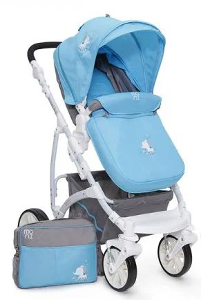 image for Carucior transformabil 2 in 1 Moni Tala Blue foto