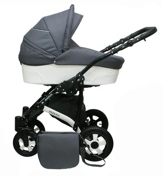 Коляска 2 в 1 Mikrus Venezia Grey foto