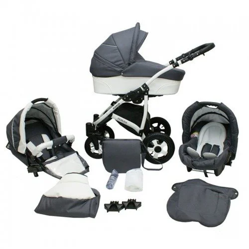 Carucior 3 in 1 Mikrus Venezia Grey foto