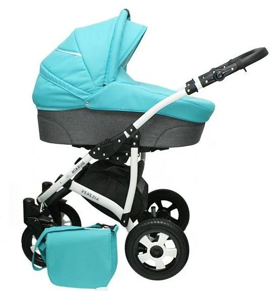 Коляска 2 в 1 Mikrus Venezia Aquamarine foto