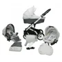 Carucior 3 in 1 Mikrus Plaudi Light Grey foto