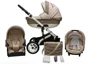 Коляска 3 в 1 Mikrus Stars 2 Beige