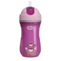 Cana termoizolanta Chicco Sport Cup Pink cu pai (14+ luni), 266 ml