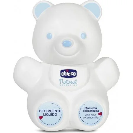 Природные жидкое мыло Chicco Natural Sensation Медведь (0+ мес.), 300 мл