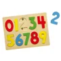 Puzzle din lemn Viga Toys Cifre, 10 piese foto
