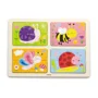Puzzle din lemn 4 in 1 Viga Toys Insects, 16 piese foto