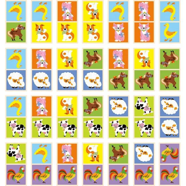 Игра домино Viga Toys Farm Animals