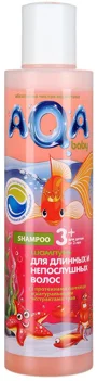 Sampon AQA Baby pentru par lung si rebel (3+ ani), 210 ml foto
