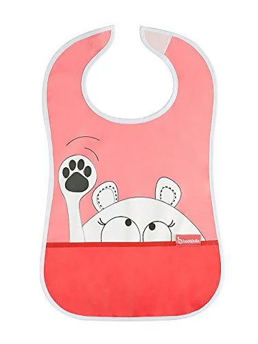 Нагрудник мягкий Badabulle Pink Bear