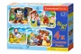 Puzzle Castorland Classic Fairy Tales, 4 in 1 (3+4+6+9 piese) foto